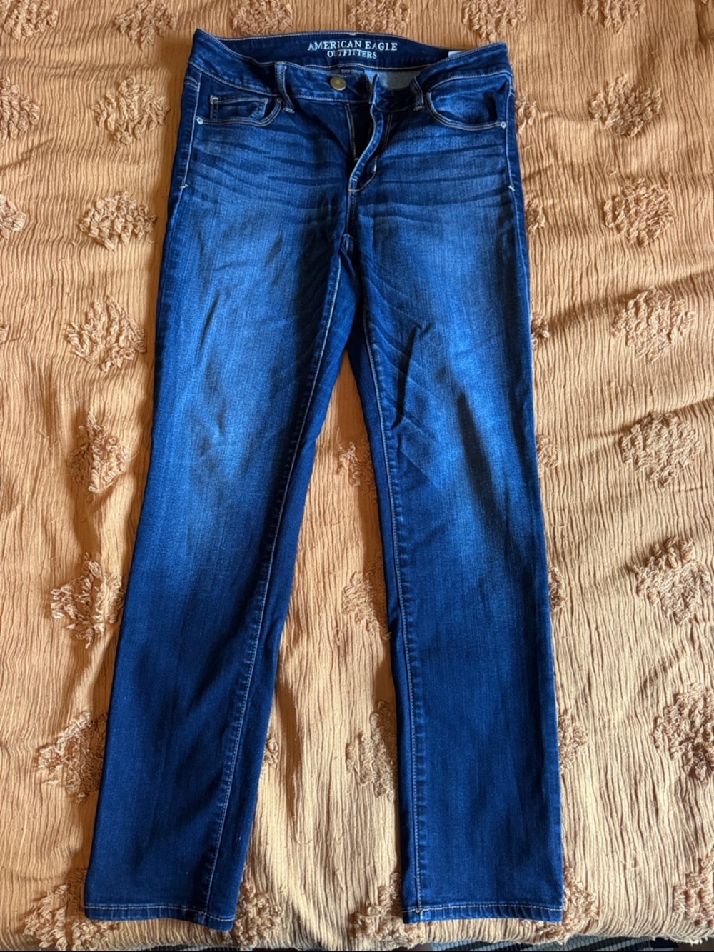 American Eagle Outfitters Women's Deep Blue Skinny Jeans